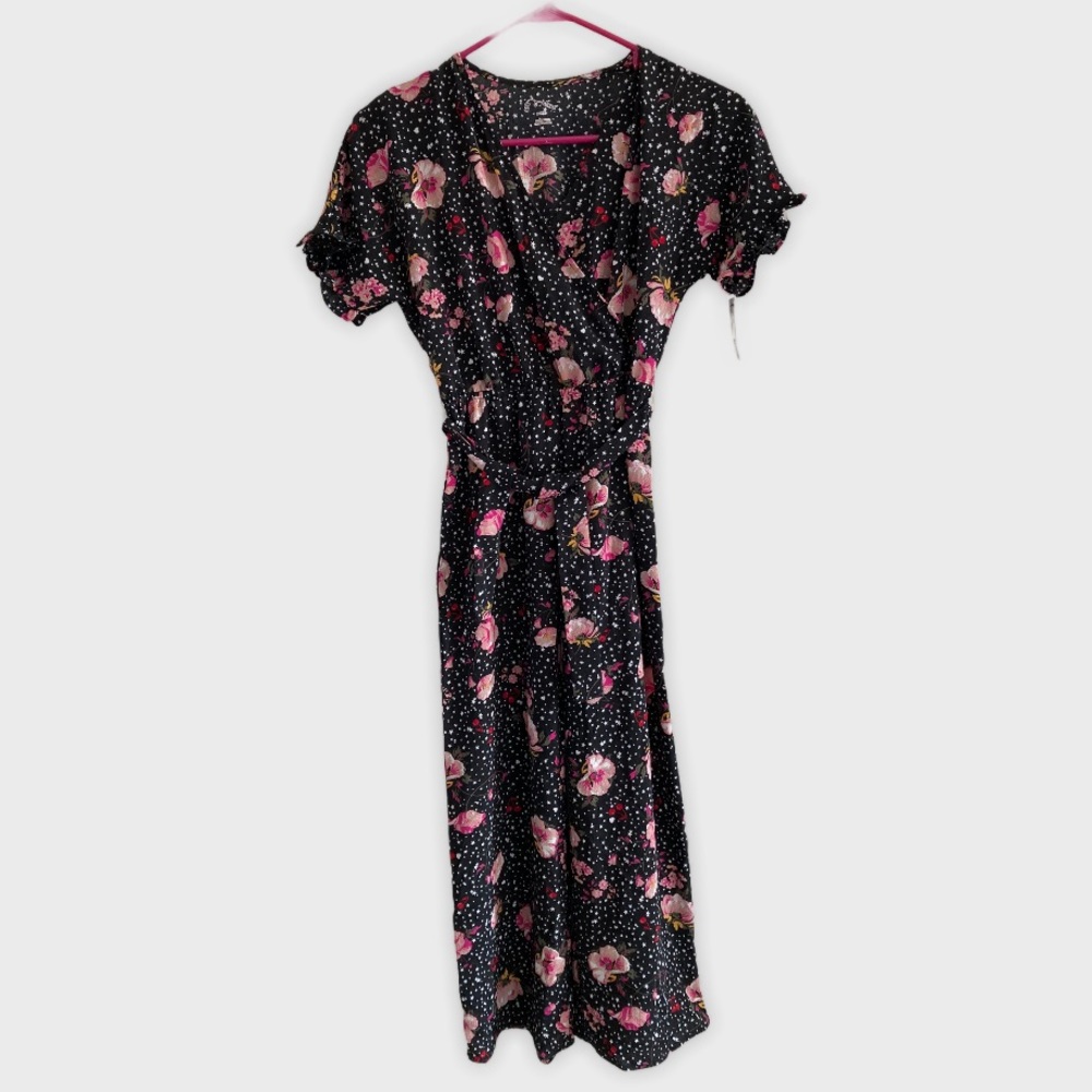 Spring V-Neck Jumpsuit with Belt for Girl - Tween - NWT - Size Medium 7/8